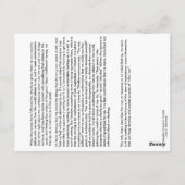 #8 Craving - van afhankelijke opkomst Briefkaart (Achterkant)