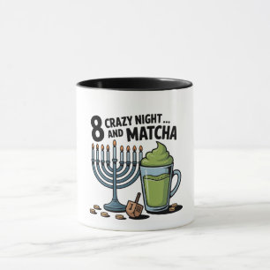 8 Crazy Nights en Matcha Chanoeka Joodse Jood Mok
