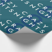 8 Crazy Nights Hanukkah Wrapping Paper Cadeaupapier (Hoek)