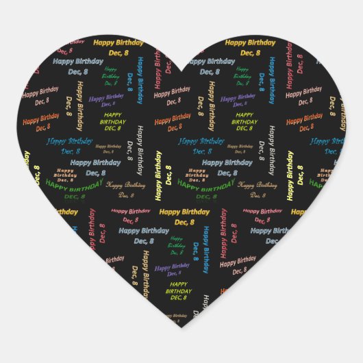 8 december, Sticker op zondag (Voorkant)