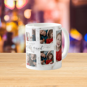 8 Eight Foto Collage Tante Modern Elegante Familie Koffiemok
