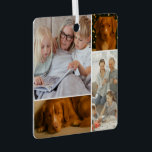 8 Foto Aangepaste Collage Gepersonaliseerd Metalen Ornament<br><div class="desc">Creëer a Custom Photo Collage Unique gepersonaliseerde 8 Foto ornament van Ricaso. Ideaal als kerstcadeau of cadeau voor elk moment.</div>