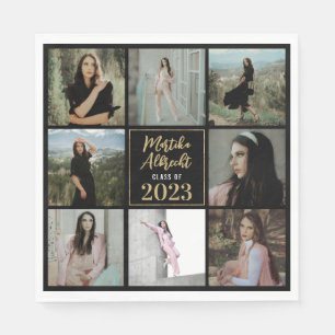 8 Foto Afstuderen Jaar Napkins Servet