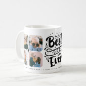 8 Foto Collage Beste pap ooit Koffiemok (Voorkant links)