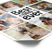 8 Foto Collage Beste vader ooit Foto Uitbreiding Afdruk (Hoek)