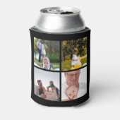 8 Foto Collage DIY Fun, speciaal gepersonaliseerd Blikjeskoeler (Blikje Achterkant)