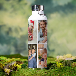 8 Foto Collage Eenvoudig Elegante Afbeelding Waterfles
