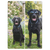 8 Foto Collage en Tekst Gepersonaliseerd Klembord (Achterkant)