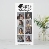 8 Foto-collage enkel gegradeerd tot klasse 2023 Aankondiging (Staand voorkant)