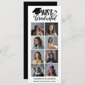 8 Foto-collage enkel gegradeerd tot klasse 2023 Aankondiging (Voorkant / Achterkant)