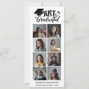 8 Foto-collage enkel gegradeerd tot klasse 2023 Aankondiging