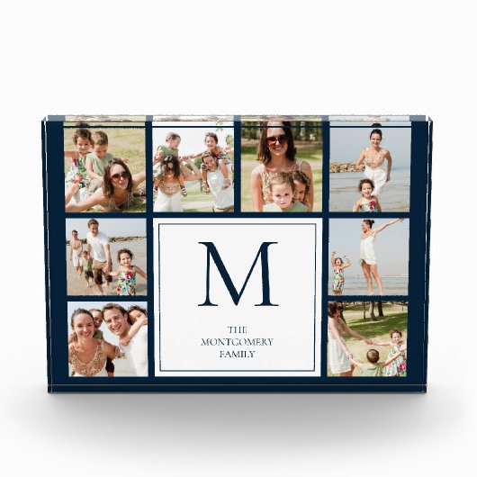 8 Foto-Collage Familie Foto blok (Voorkant)