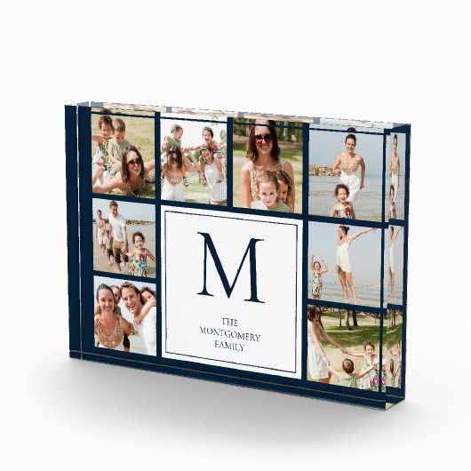 8 Foto-Collage Familie Foto blok (Rechts)
