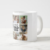 8 Foto Collage Happy Vaderdag Beste vader ooit Grote Koffiekop (Voorkant rechts)