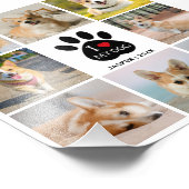 8 Foto Collage Ik Hou Van Mijn Hond Foto Vergrotin Afdruk (Hoek)