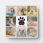 8 Foto-collage Ik hou van mijn honden-afdrukken Fotoplaat (Voorkant)