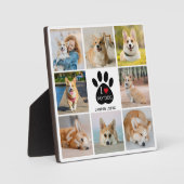 8 Foto-collage Ik hou van mijn honden-afdrukken Fotoplaat (Voorkant)