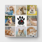 8 Foto-collage Ik hou van mijn honden-afdrukken Fotoplaat (Voorkant)