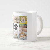 8 Foto-collage Ik hou van mijn honden-afdrukken Grote Koffiekop (Voorkant rechts)