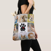 8 Foto-collage Ik hou van mijn honden-afdrukken Tote Bag (Dichtbij)