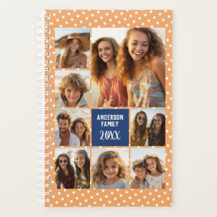 8 foto collage met leuke polka stippen - marine or planner