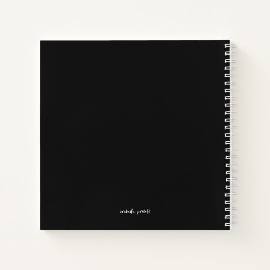 8 Foto Collage Moderne Familie Gepersonaliseerd | Notitieboek (Achterkant)