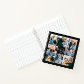 8 Foto Collage Moderne Familie Gepersonaliseerd |  Notitieboek (Binnen)