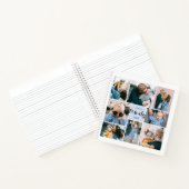 8 Foto Collage Moderne Familie Gepersonaliseerd |  Notitieboek (Binnen)