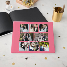 8 Foto Collage Persoonlijk Gastboek Voor Koppel Gastenboek