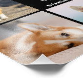 8 Foto Collage Pet Herdenking Foto Uitbreiding Foto Afdruk (Hoek)