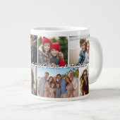 8 Foto Collage Raster - Aangepaste Tekst Grote Koffiekop (Voorkant rechts)