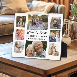 8 Foto Collage Werelds Beste Oma En Opa Fotoplaat