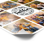 8 Foto Collage Wereld's Beste Papa Foto Vergroting Foto Afdruk (Hoek)