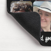 8 foto collage zwart wit muismat (Hoek)