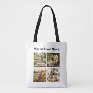8 Foto Dubbelzijdige Verjaardagscadeau Voor Moeder Tote Bag