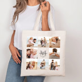 8 Foto Familie Foto Collage Canvas Tas