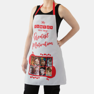 8 foto familie motivatie rood schort
