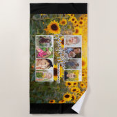 8 Foto "Grootouders maken het leven groot" Strandlaken (Voorkant)