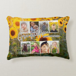 8 Foto "Kleinkinderen maken het leven groot" Accent Kussen