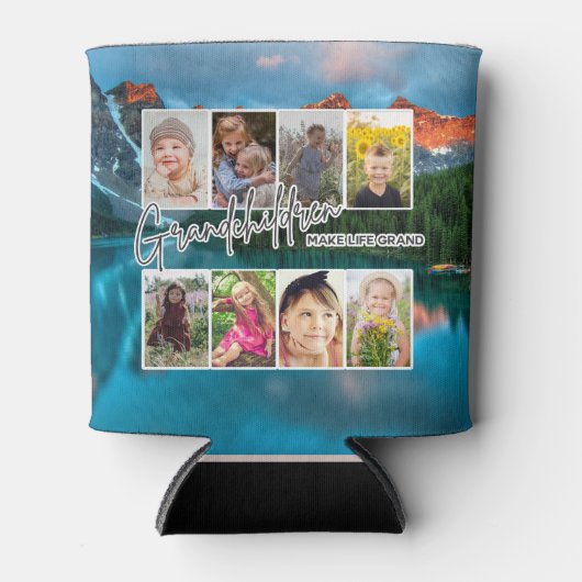 8 Foto "Kleinkinderen maken het leven groot" Blikjeskoeler (Voorkant)