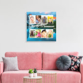 8 Foto "Kleinkinderen maken het leven groot" Canvas Afdruk (Insitu (Woonkamer))
