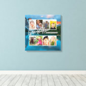 8 Foto "Kleinkinderen maken het leven groot" Canvas Afdruk (Insitu (Houten vloer))