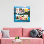 8 Foto "Kleinkinderen maken het leven groot" Canvas Afdruk (Insitu (Woonkamer))