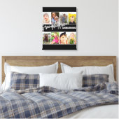 8 Foto "Kleinkinderen maken het leven groot" Canvas Afdruk (Insitu (Slaapkamer))
