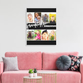 8 Foto "Kleinkinderen maken het leven groot" Canvas Afdruk (Insitu (Woonkamer))