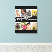 8 Foto "Kleinkinderen maken het leven groot" Canvas Afdruk (Insitu (Houten vloer))