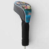 8 Foto "Kleinkinderen maken het leven groot" Golfheadcover (Schuin)