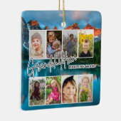 8 Foto "Kleinkinderen maken het leven groot" Keramisch Ornament (Rechts)