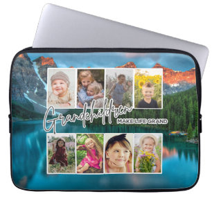 8 Foto "Kleinkinderen maken het leven groot" Laptop Sleeve