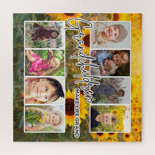 8 Foto "Kleinkinderen maken het leven groot" Legpuzzel (Horizontaal)